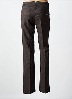Pantalon slim stretch taille normale marron JOCAVI femme