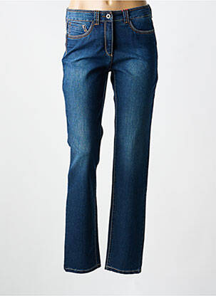 Jeans coupe slim stretch taille normale bleu JOCAVI femme