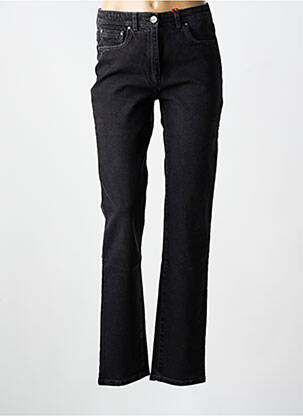 Jeans coupe slim stretch taille normale noir JOCAVI femme