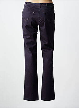 Pantalon slim tissage popeline taille normale bleu JOCAVI femme