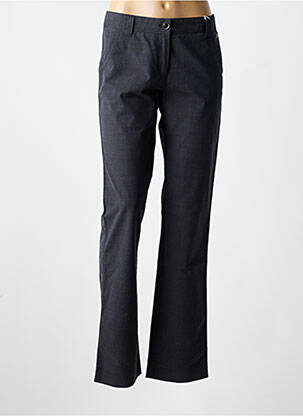 Pantalon chino tissage popeline taille normale bleu JOCAVI femme