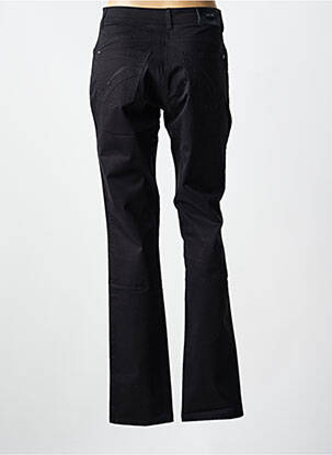 Pantalon slim tissage popeline taille normale noir JOCAVI femme