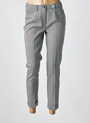 Pantalon 7/8 stretch taille normale noir COTTONADE femme