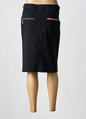 Jupe mi-longue stretch noir SOLOLA femme