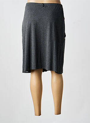 Jupe mi-longue coupe évasée gris FILIPINE LAHOYA femme