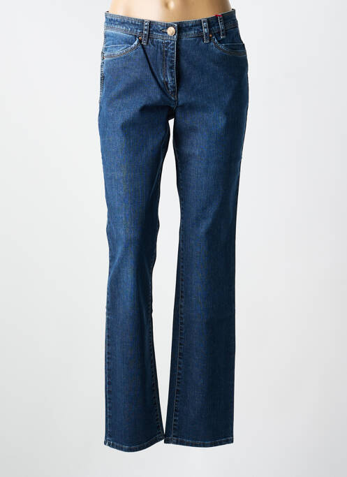 Jeans coupe droite bleu JOCAVI femme