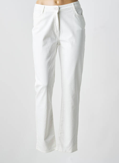 Jeans coupe slim blanc LE PETIT BAIGNEUR femme