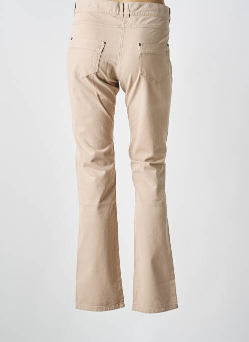 Pantalon slim tissage popeline taille normale beige ARMOR LUX femme