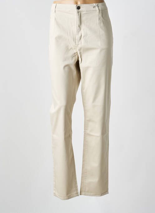 Pantalon slim beige IMPAQT femme