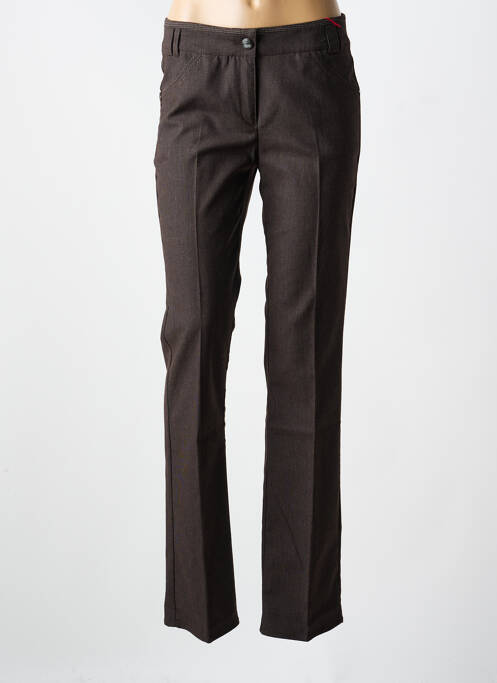 Pantalon slim marron JOCAVI femme
