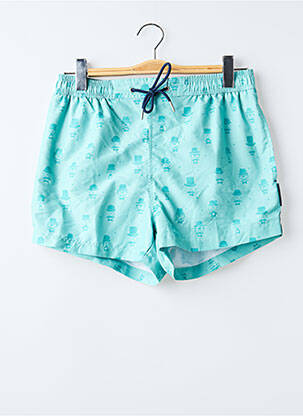 Short de bain imprimé fantaisie vert YSABEL MORA homme