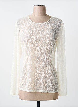 Top/caraco broderie beige ANTIGEL femme
