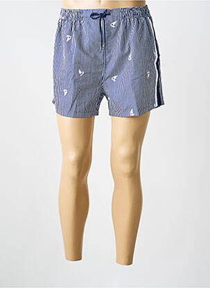 Short de bain fermeture liens à nouer bleu YSABEL MORA homme