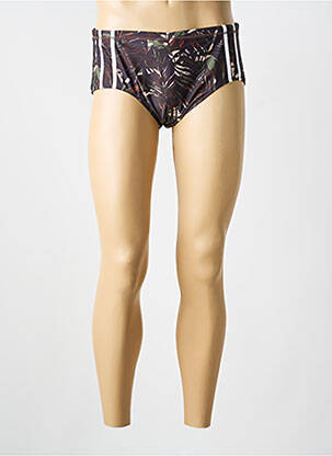 Slip de bain imprimé tie and dye marron YSABEL MORA homme