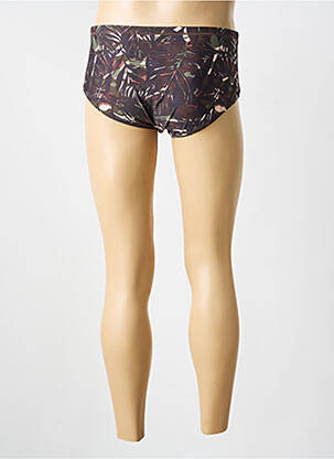 Slip de bain imprimé tie and dye marron YSABEL MORA homme