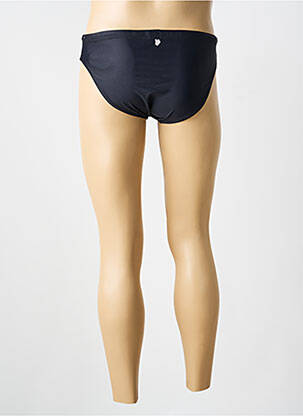 Slip de bain effet matière satinée noir HAUTE PRESSION homme