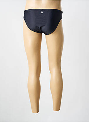 Slip de bain effet matière satinée noir HAUTE PRESSION homme