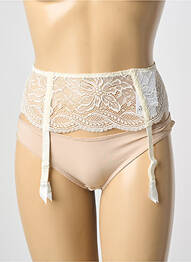 Guêpière/porte-jarretelle bretelles élastiquées ajustables beige SIMONE PERELE femme