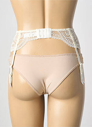 Guêpière/porte-jarretelle broderie beige SIMONE PERELE femme