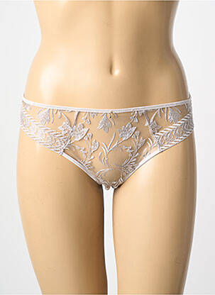 Culotte effet matière satinée gris AUBADE femme