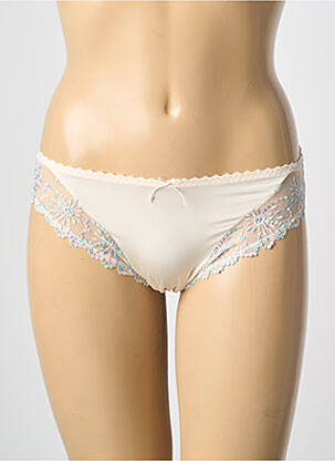 Culotte tissage satiné beige MARIE JO femme