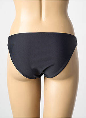 Bas de maillot de bain effet matière satinée culotte noir HAUTE PRESSION femme