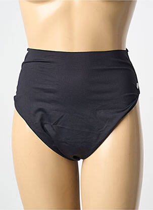 Bas de maillot de bain effet matière satinée culotte noir HAUTE PRESSION femme