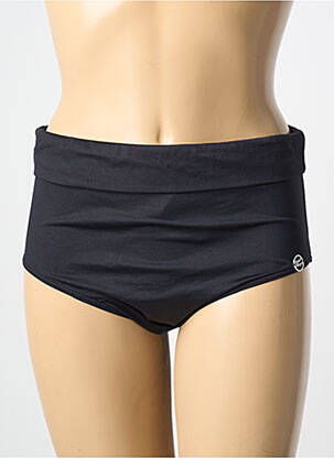 Bas de maillot de bain effet matière satinée culotte noir SUN PLAYA femme