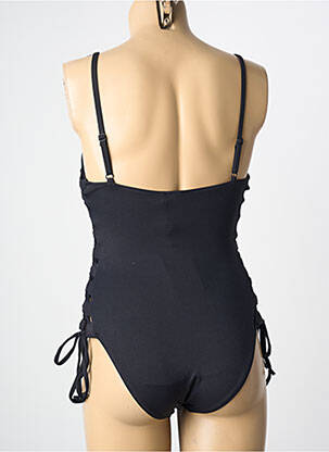 Maillot de bain 1 pièce stretch haut soutien-gorge avec mousse de rembourrage amovible noir YSABEL MORA femme