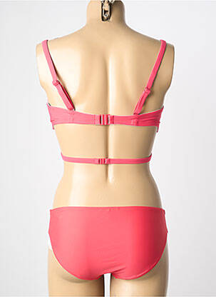 Maillot de bain 2 pièces stretch haut soutien-gorge moulé rouge SASSA femme