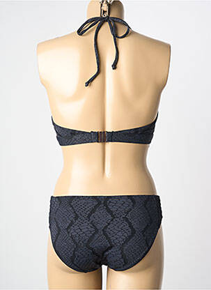 Maillot de bain 2 pièces stretch haut soutien-gorge moulé noir LINGADORE femme