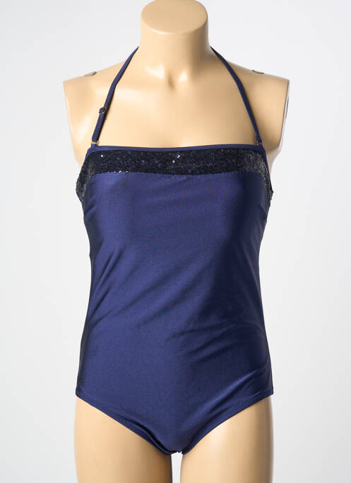 Maillot de bain 1 pièce bleu ADMAS femme