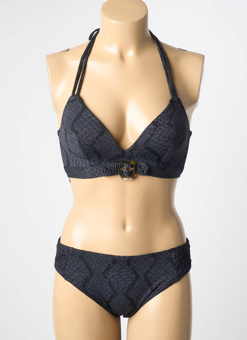 Maillot de bain 2 pièces noir LINGADORE femme