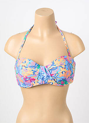Haut de maillot de bain haut triangles haut triangles bleu YSABEL MORA femme