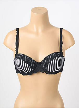 Soutien-gorge broderie haut soutien-gorge moulé noir MARIE JO femme
