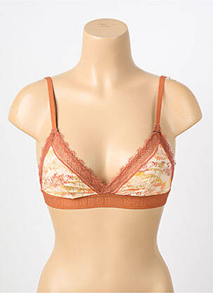 Soutien-gorge bretelle multi position haut triangles marron ELLE femme