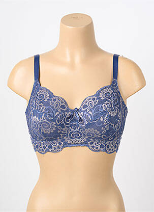 Soutien-gorge sans armature haut soutien-gorge emboitant bleu PANACHE femme