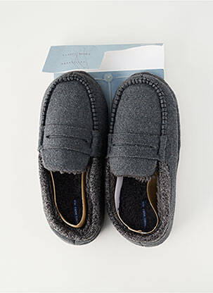 Chaussons/pantoufles bout rond bout rond gris YSABEL MORA homme