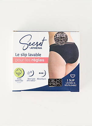 Culotte menstruelle stretch gris SECHER femme