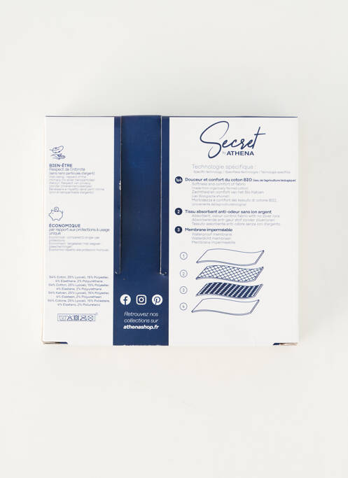 Culotte menstruelle gris SECHER femme