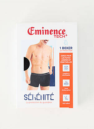 Boxer stretch noir EMINENCE homme