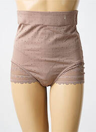 Culotte gainante tissage popeline marron TRIUMPH femme