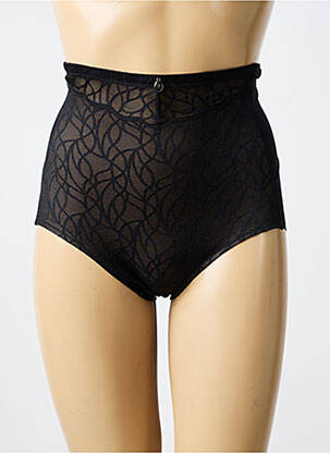 Culotte haute tissage satiné noir TRIUMPH femme