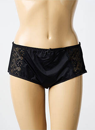 Culotte tissage satiné noir TRIUMPH femme