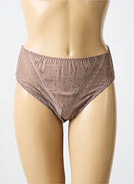 Culotte tissage satiné marron TRIUMPH femme