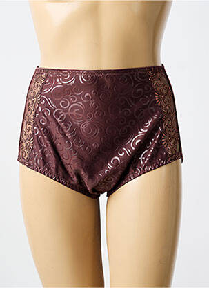 Culotte effet matière satinée marron TRIUMPH femme