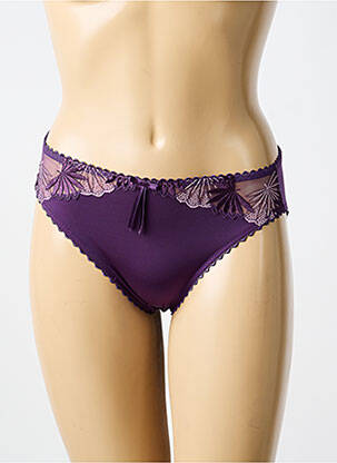 Culotte effet matière satinée violet TRIUMPH femme