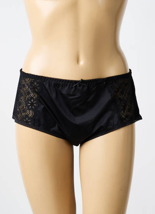 Culotte tissage satiné noir TRIUMPH femme