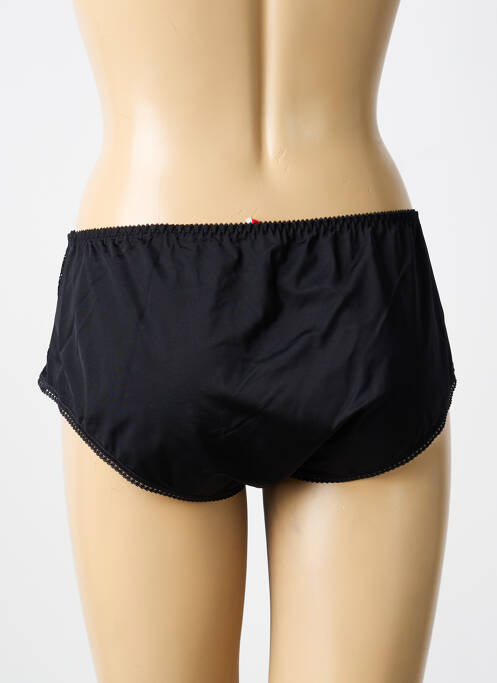 Culotte tissage satiné noir TRIUMPH femme
