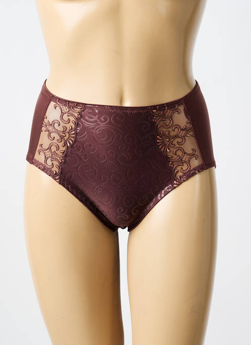 Culotte effet matière satinée marron TRIUMPH femme